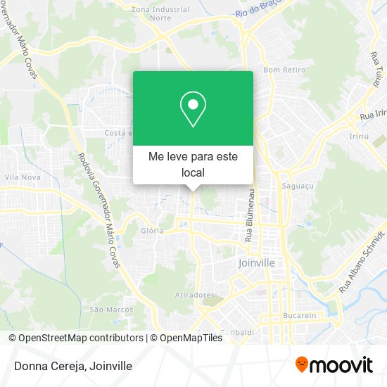 Donna Cereja mapa