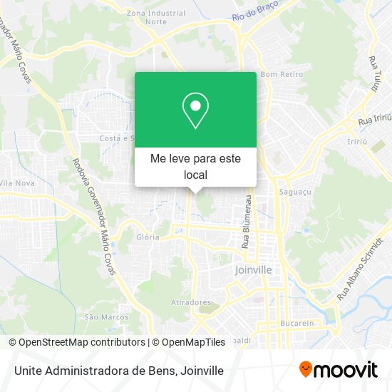 Unite Administradora de Bens mapa