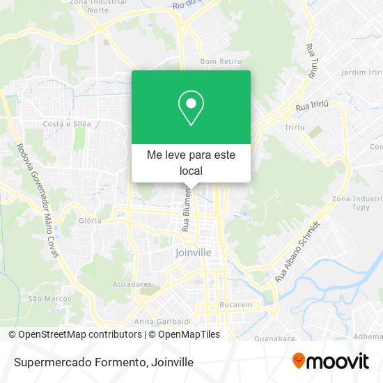 Supermercado Formento mapa