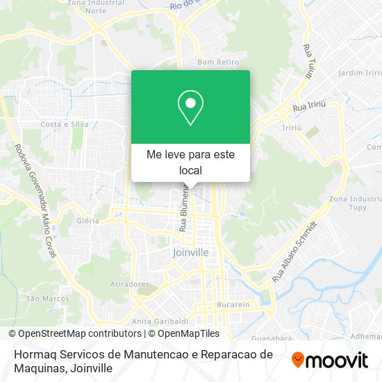 Hormaq Servicos de Manutencao e Reparacao de Maquinas mapa