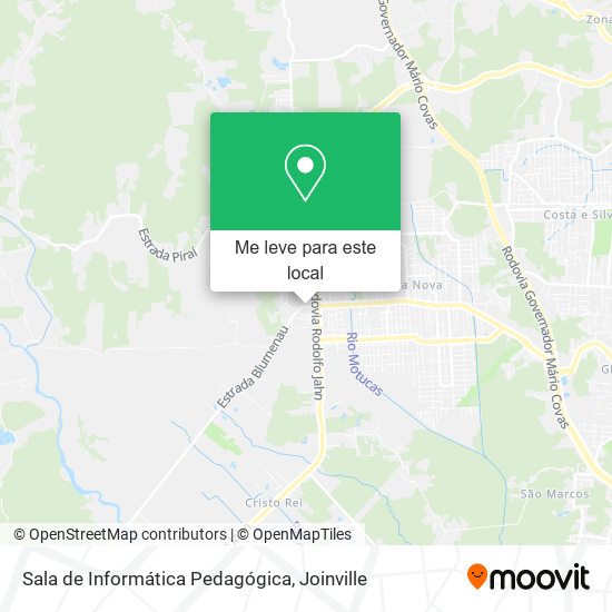 Sala de Informática Pedagógica mapa