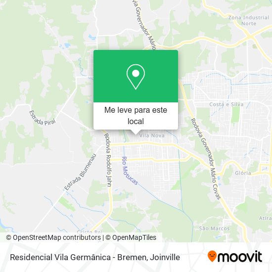 Residencial Vila Germânica - Bremen mapa