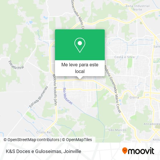K&S Doces e Guloseimas mapa