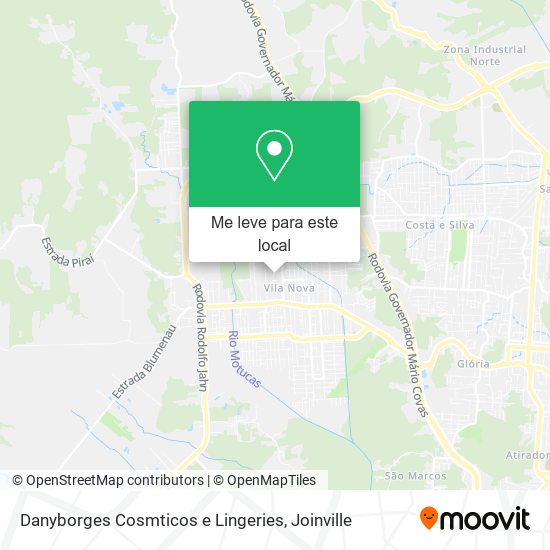 Danyborges Cosmticos e Lingeries mapa