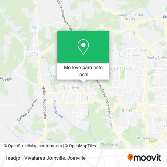 Ieadjo - Vivalares Joinville mapa