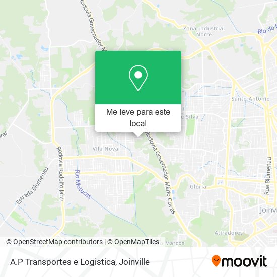 A.P Transportes e Logistica mapa