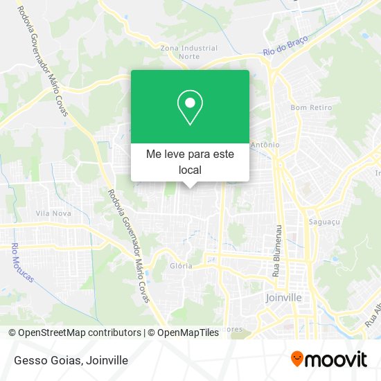Gesso Goias mapa