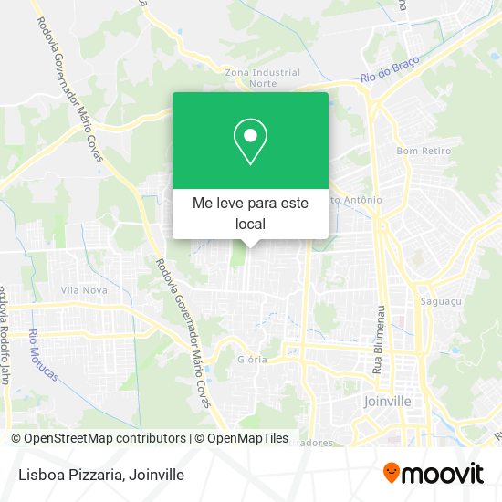 Lisboa Pizzaria mapa