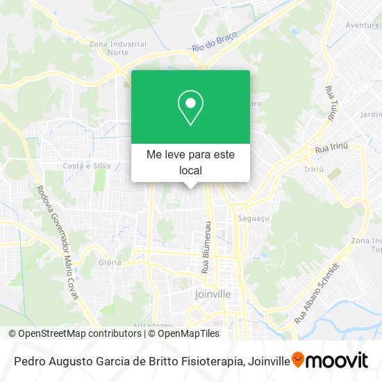 Pedro Augusto Garcia de Britto Fisioterapia mapa