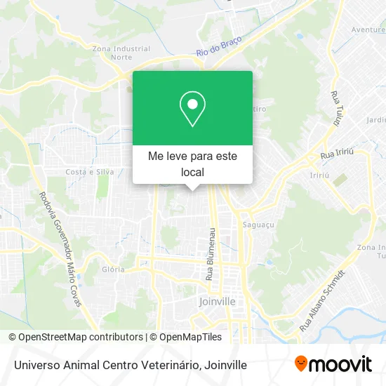 Universo Animal Centro Veterinário mapa