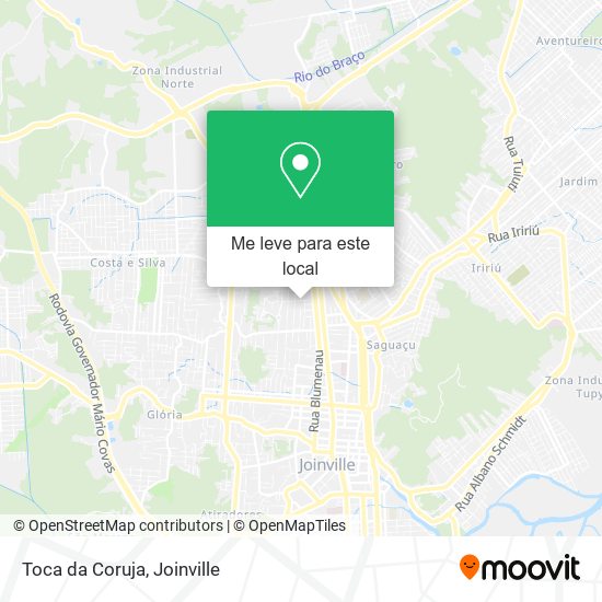 Toca da Coruja mapa