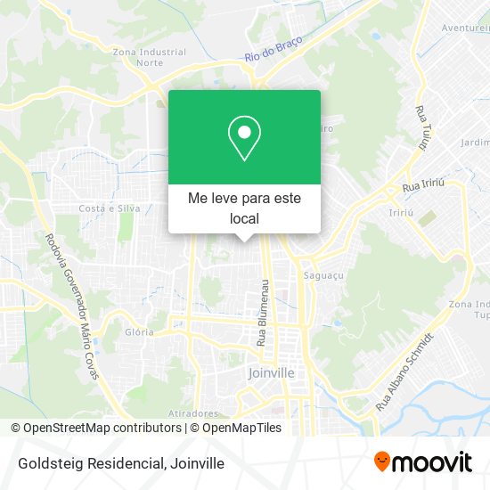 Goldsteig Residencial mapa