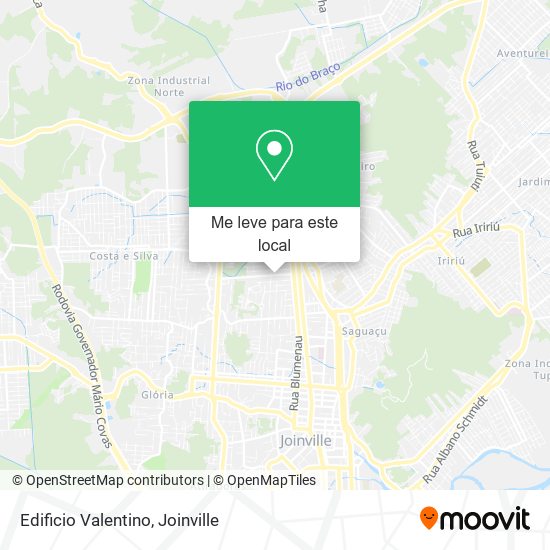 Edificio Valentino mapa
