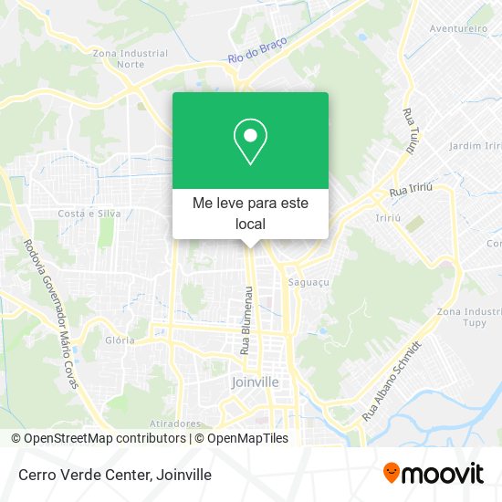 Cerro Verde Center mapa