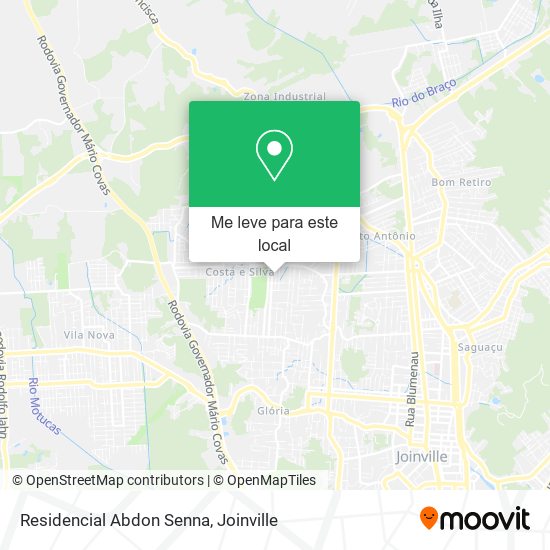 Residencial Abdon Senna mapa