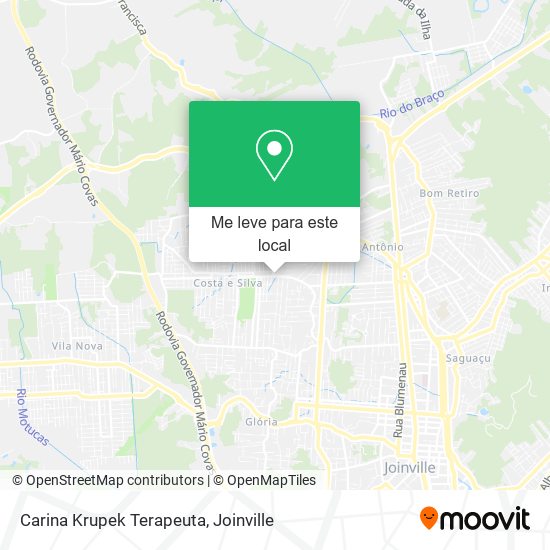 Carina Krupek Terapeuta mapa