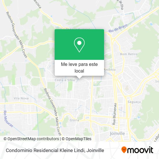 Condominio Residencial Kleine Lindi mapa