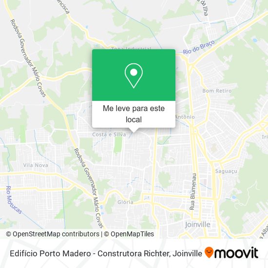 Edifício Porto Madero - Construtora Richter mapa