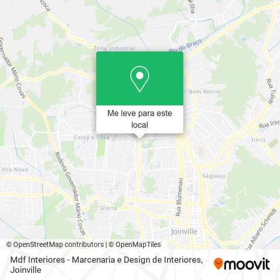 Mdf Interiores - Marcenaria e Design de Interiores mapa