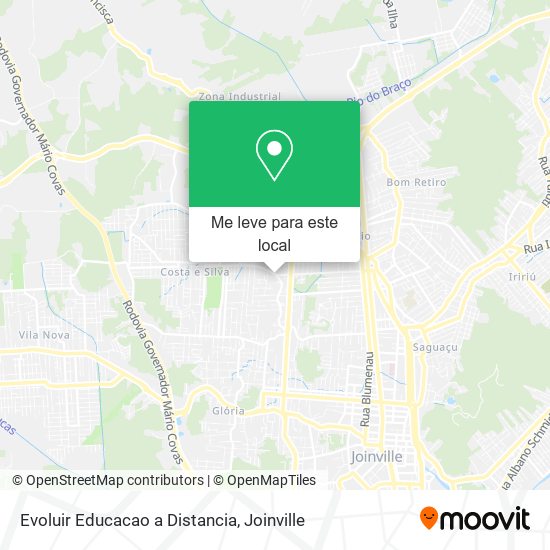 Evoluir Educacao a Distancia mapa