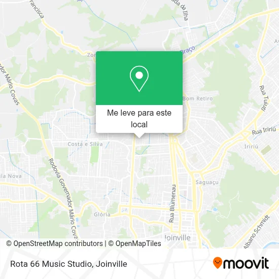 Rota 66 Music Studio mapa