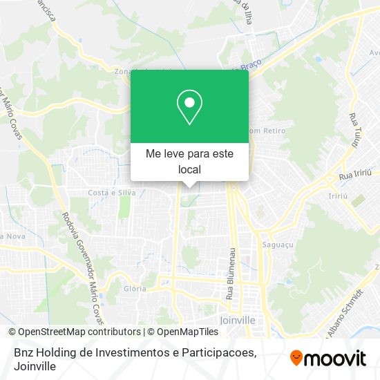 Bnz Holding de Investimentos e Participacoes mapa