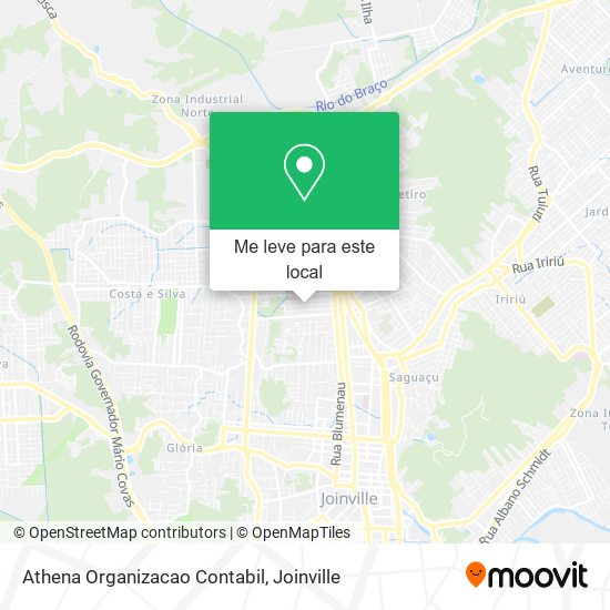 Athena Organizacao Contabil mapa