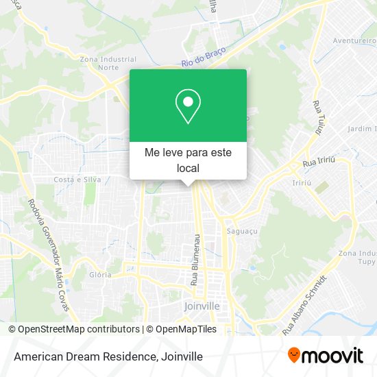 American Dream Residence mapa