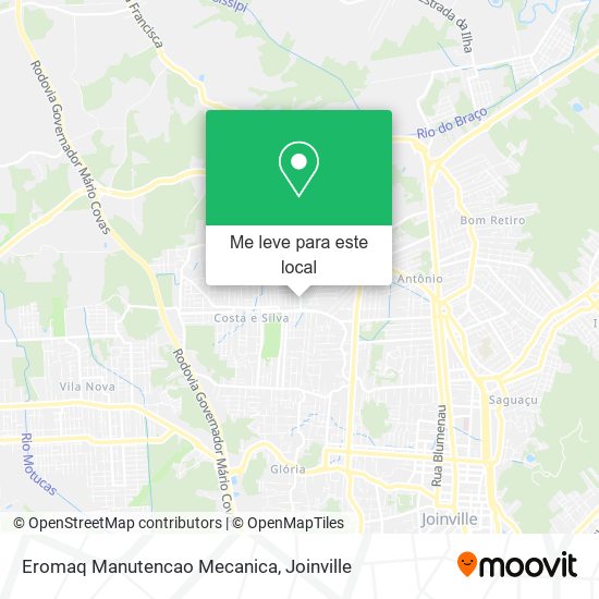 Eromaq Manutencao Mecanica mapa