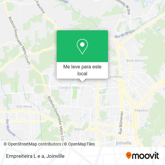 Empreiteira L e a mapa