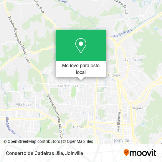 Conserto de Cadeiras Jlle mapa