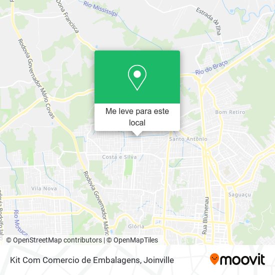 Kit Com Comercio de Embalagens mapa