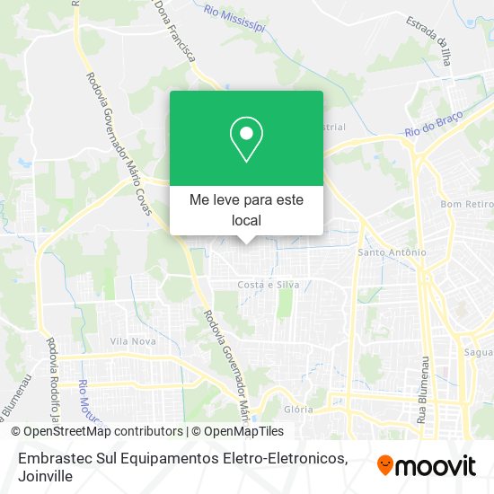 Embrastec Sul Equipamentos Eletro-Eletronicos mapa