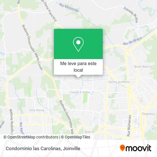 Condominio las Carolinas mapa