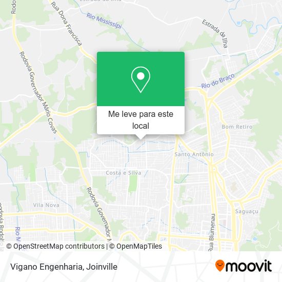 Vigano Engenharia mapa