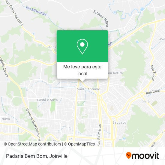 Padaria Bem Bom mapa