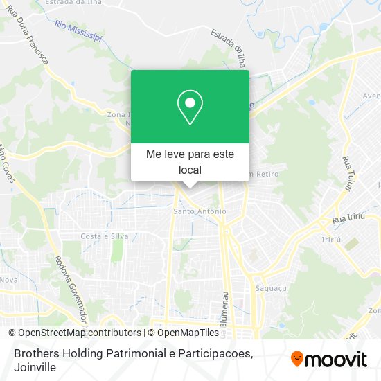 Brothers Holding Patrimonial e Participacoes mapa
