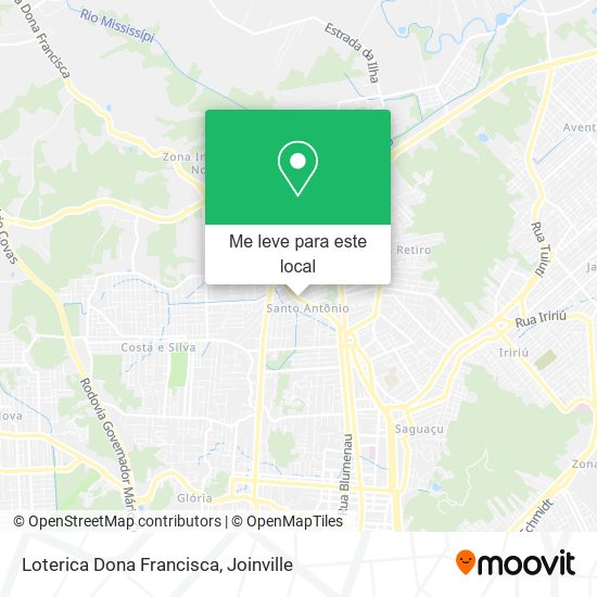 Loterica Dona Francisca mapa
