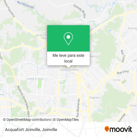 Acquafort Joinville mapa