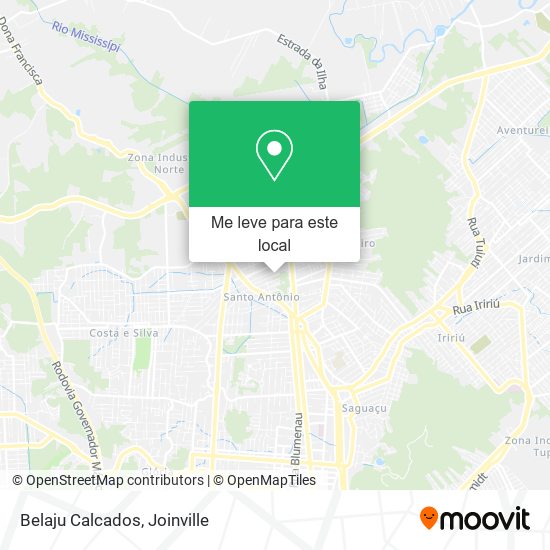 Belaju Calcados mapa