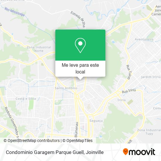 Condominio Garagem Parque Guell mapa