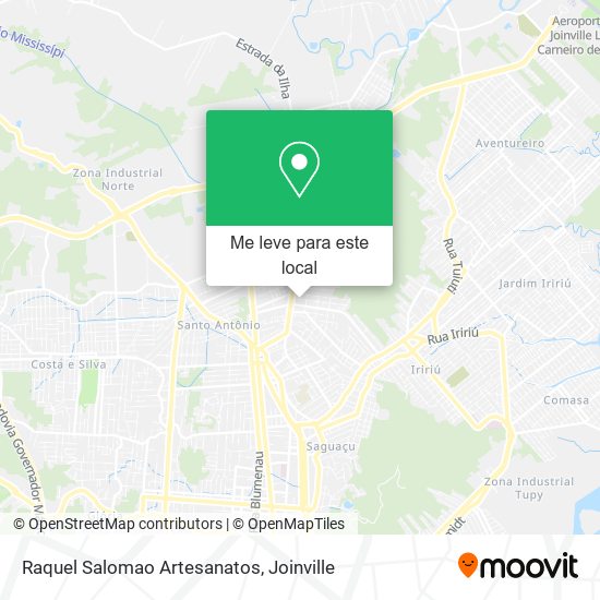 Raquel Salomao Artesanatos mapa