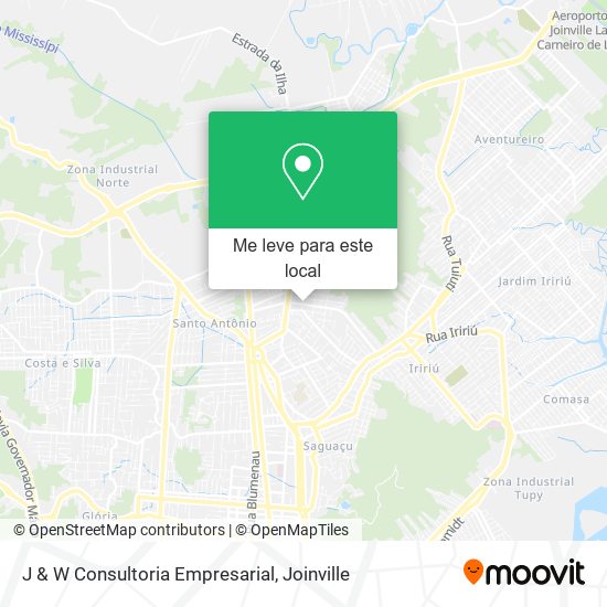 J & W Consultoria Empresarial mapa