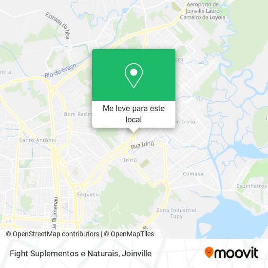 Fight Suplementos e Naturais mapa