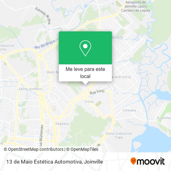 13 de Maio Estética Automotiva mapa