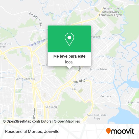 Residencial Merces mapa