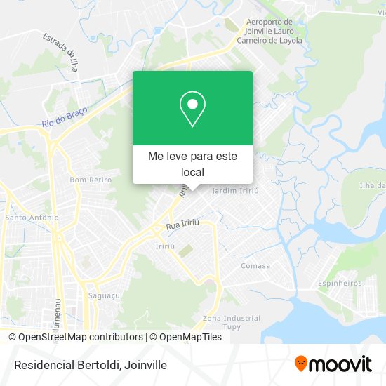 Residencial Bertoldi mapa