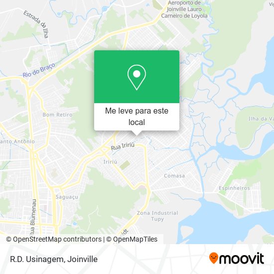 R.D. Usinagem mapa