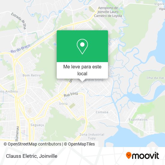 Clauss Eletric mapa