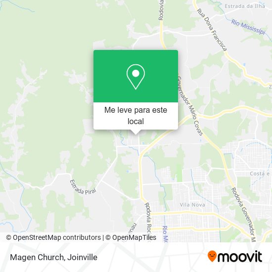 Magen Church mapa